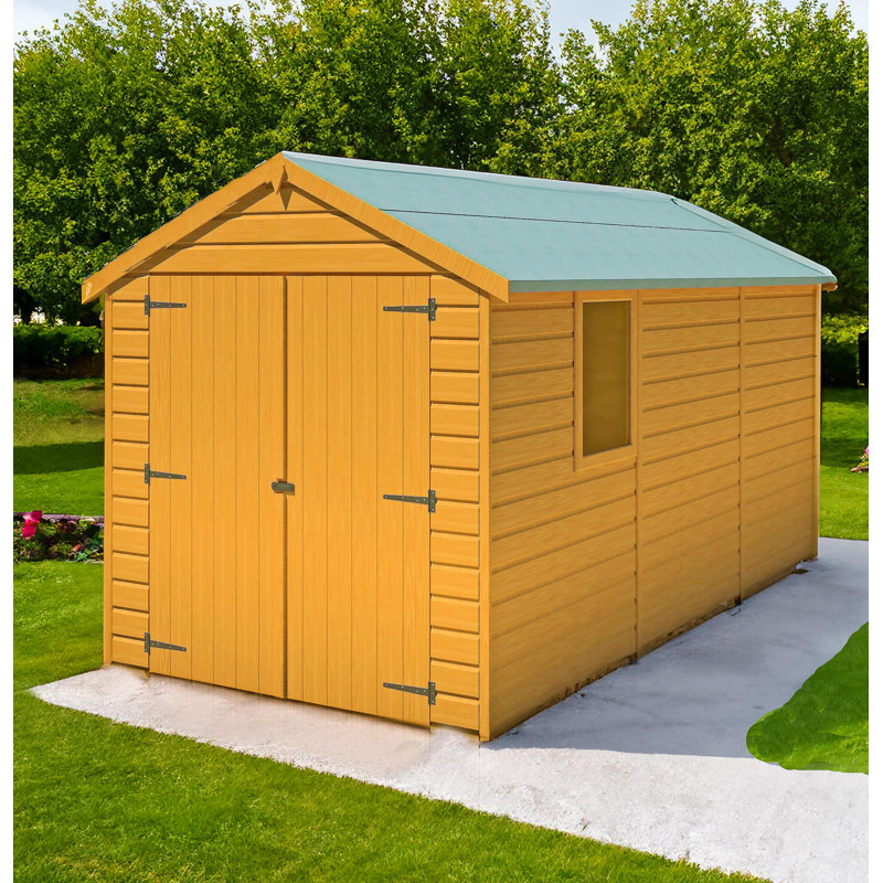 Warwick 6 ft. W x 12 ft. D Apex Shed