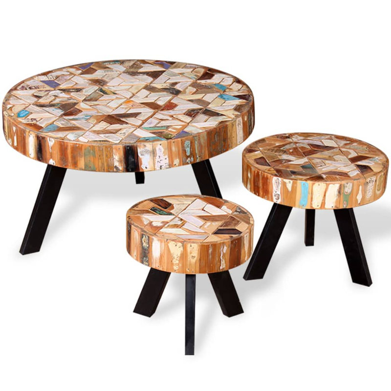 Larochette Solid Wood Four Leg Coffee Table