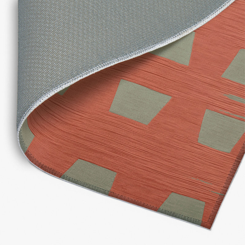 Tapis brun intérieur et extérieur Trellis, Rectangulaire 8 pi x 10 pi