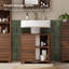 Chester 60cm Single Bathroom Vanity Base Only in Wood Effect-134498643
