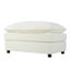 Canapé modulaire en chenille spacieux avec causeuse moderne pour le salon