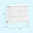 Commode 3 tiroirs Chloe Regency