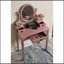 Ensemble coiffeuse et tabouret de maquillage Landisburg-488950445
