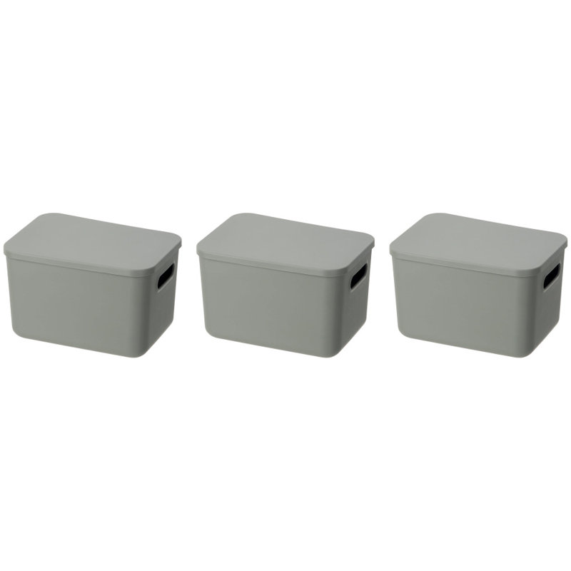 Latitude Run® Plastic Box, 6.25" H x 7.25" W x 10.25" D, 3