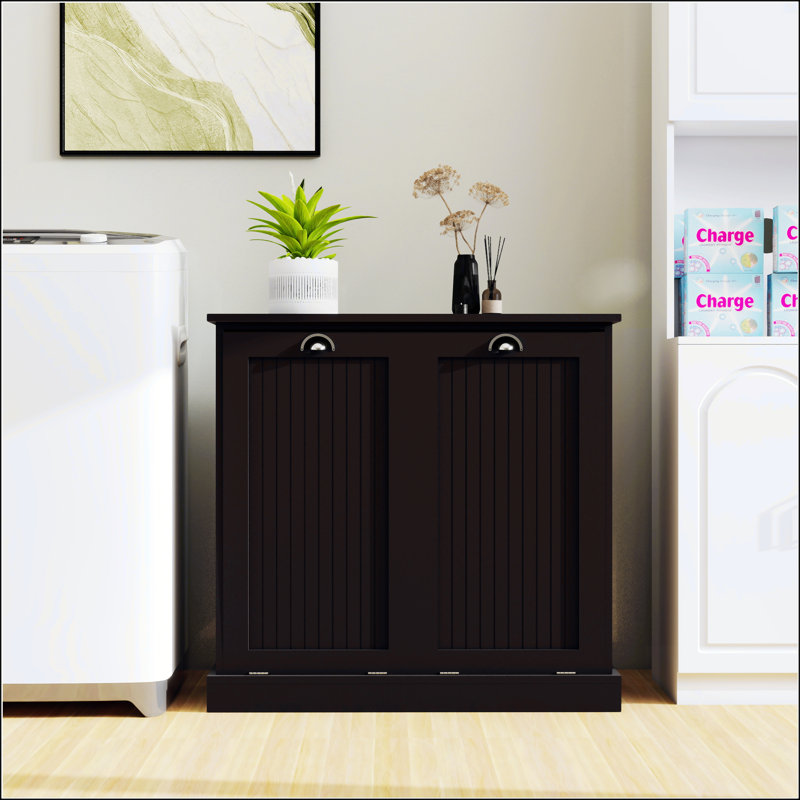Armoire décorative Theddy, Noir, noir, noir, noir