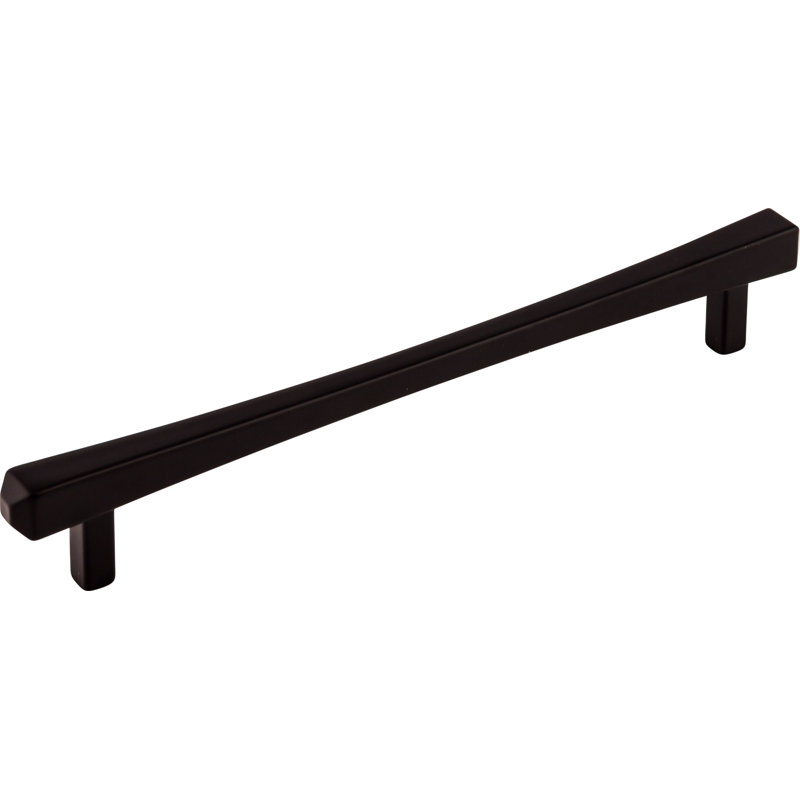 Juliet Bar pull, Flat Black, 7 9/16" Center to Center