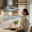 BRANO 30 in. Wall Range Hood, 900 CFM Convertible Stainless Steel Kitchen Hood with Voice, Gesture & Touch Control