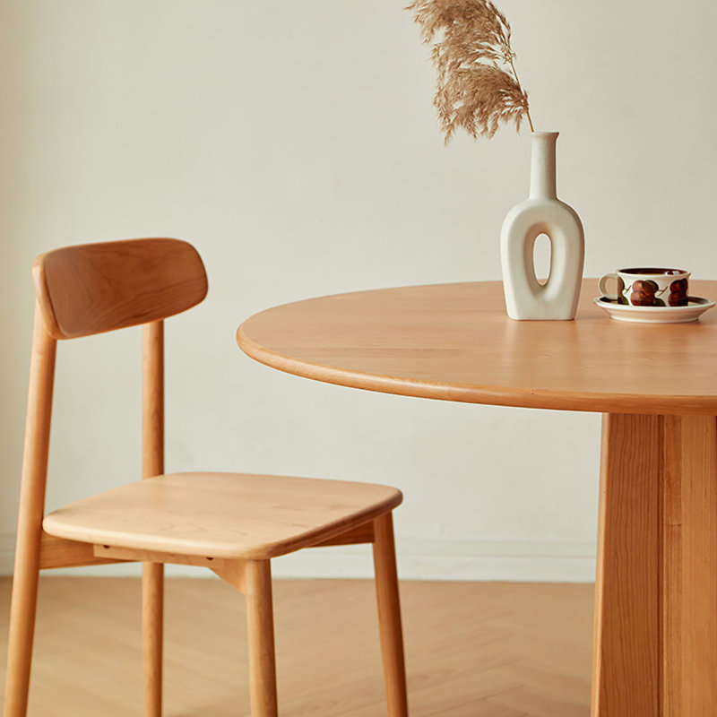 Table de salle à manger de style japonais, H 29,9 po x L 47,2 po x l 47,2 po