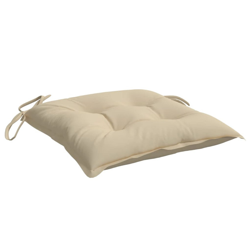 Outdoor Seat Cushion, 2.8" H x 15.7" W x 15.7" D, Beige