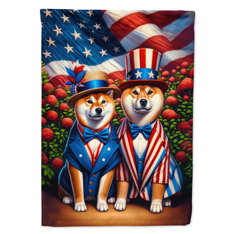 Drapeau All American Garden, Shiba Inu