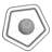 - Light Sparkle Silver LED Geometric Pendant