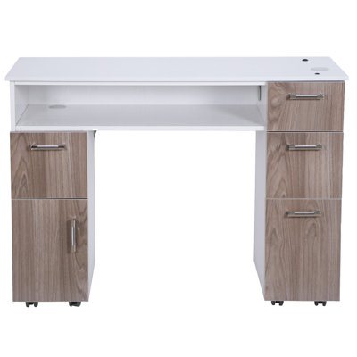 Hannetraud Marble Top Writing Desk