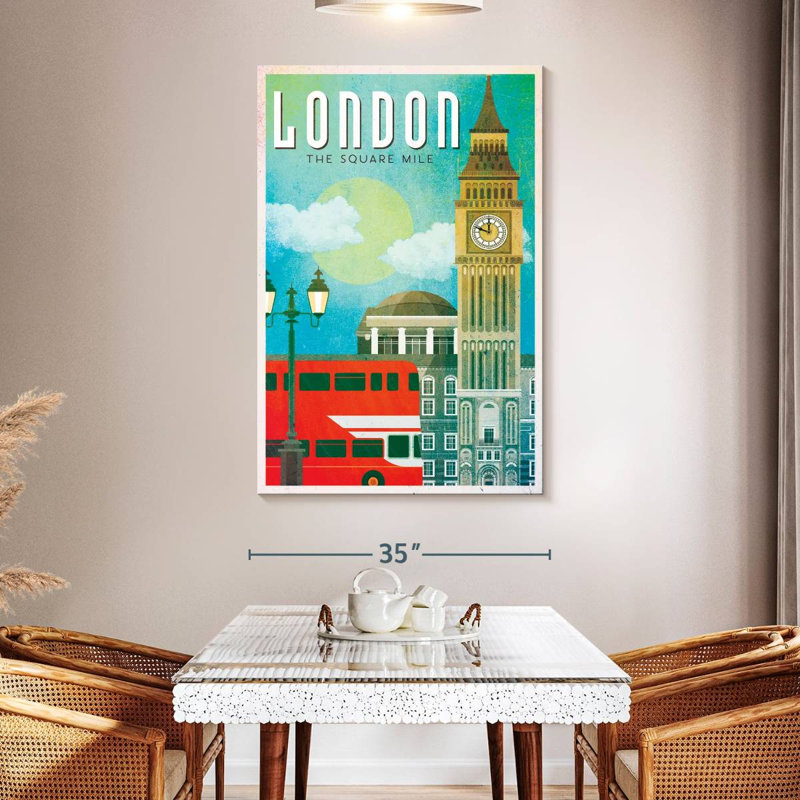 Affiche Big Big London London, H 51 po x l 34 po