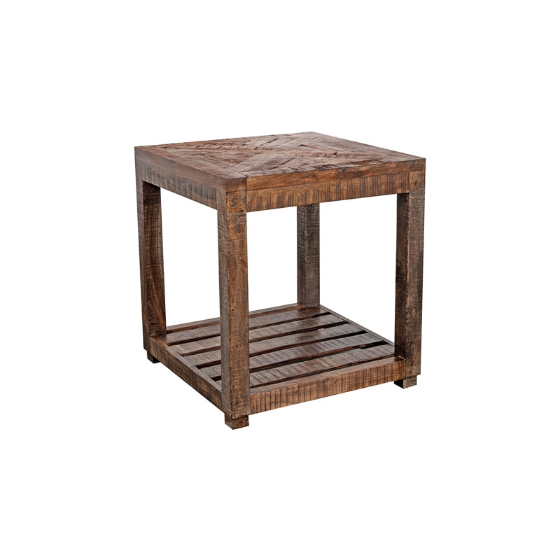 Table de bout en bois massif Darshani