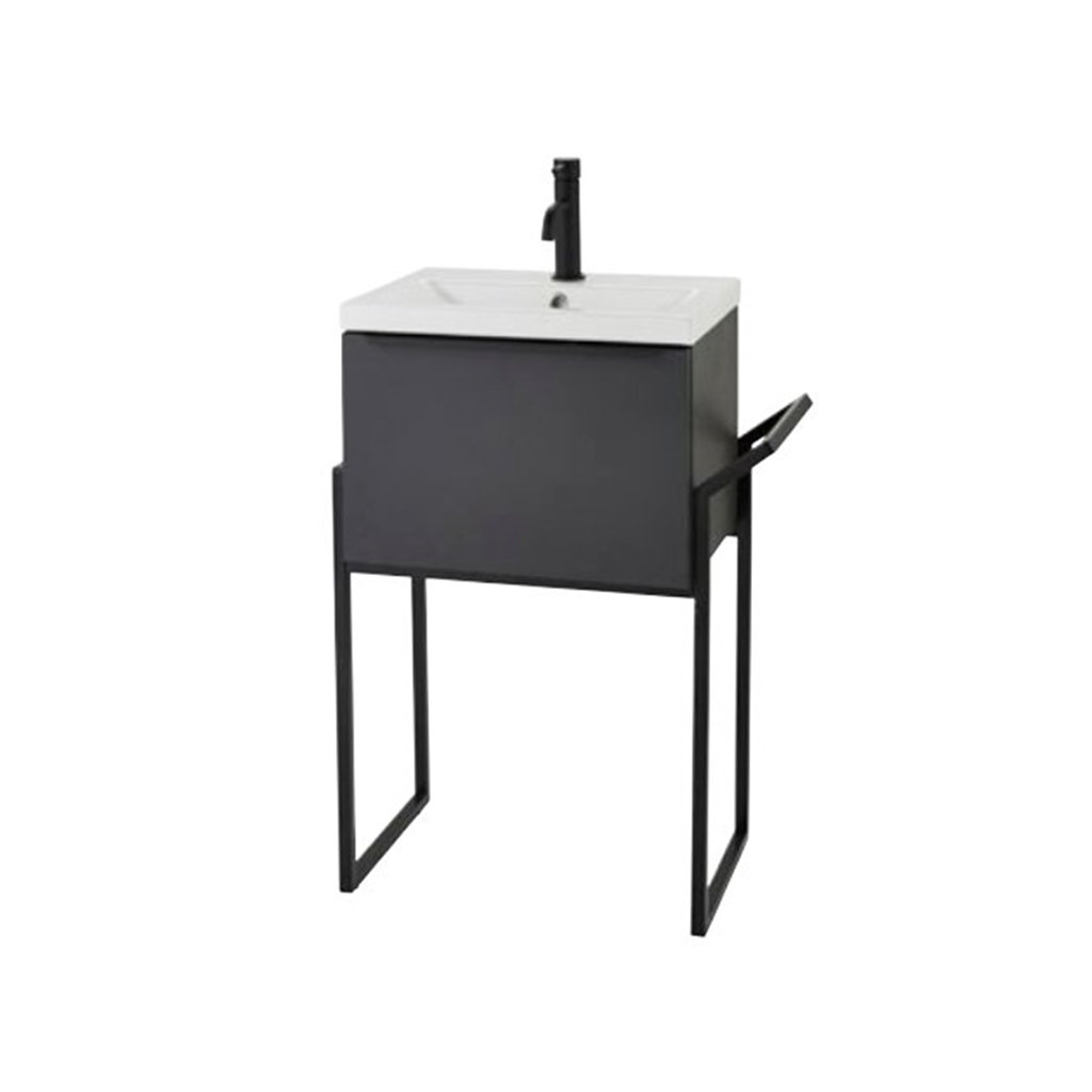 Clifton 500mm Free Standing Single Bathroom Vanity with Vitreous China Basin