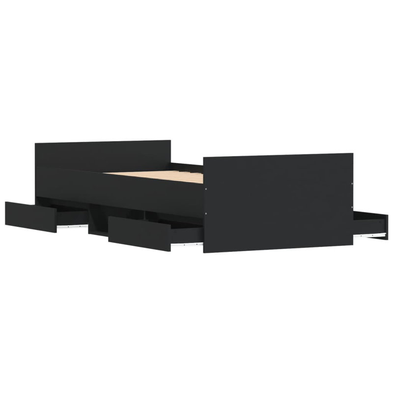 Addylen Storage Bed, Black, Single (3')
