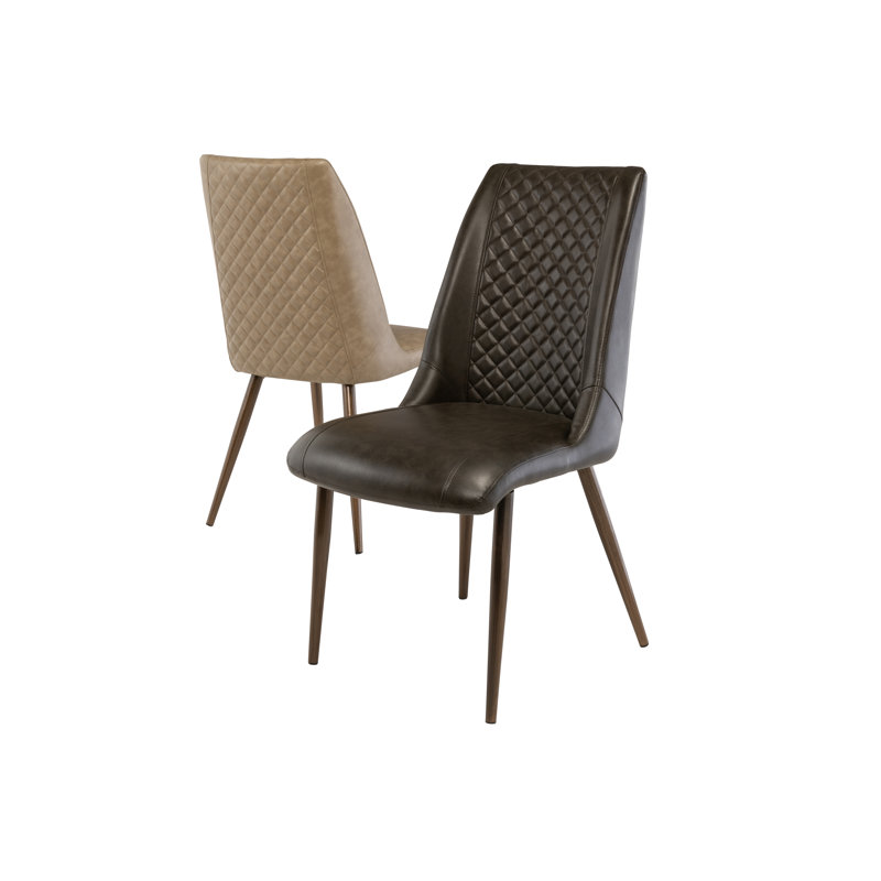Louisburg 48cm H Upholstered Side Chair, Dark Brown