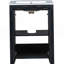 Petit meuble-lavabo 24 "avec lavabo en céramique