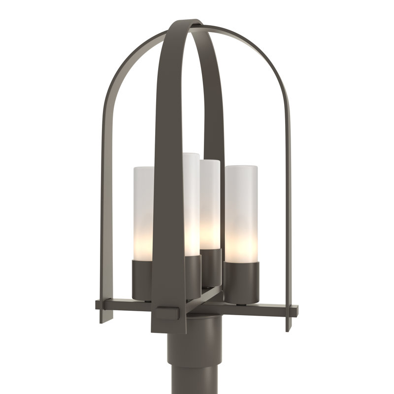 Triomphe 4 - Light 21.5" H Hardwired Lantern Head, Opal, Coastal Dark Smoke