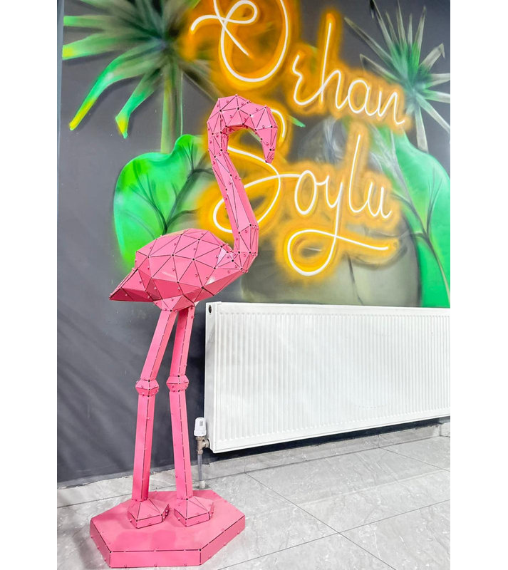 Statue de flamant rose - XL, Pink
