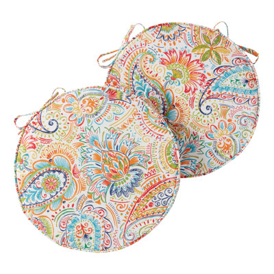 Outdoor Round Dining Chair Seat Pad