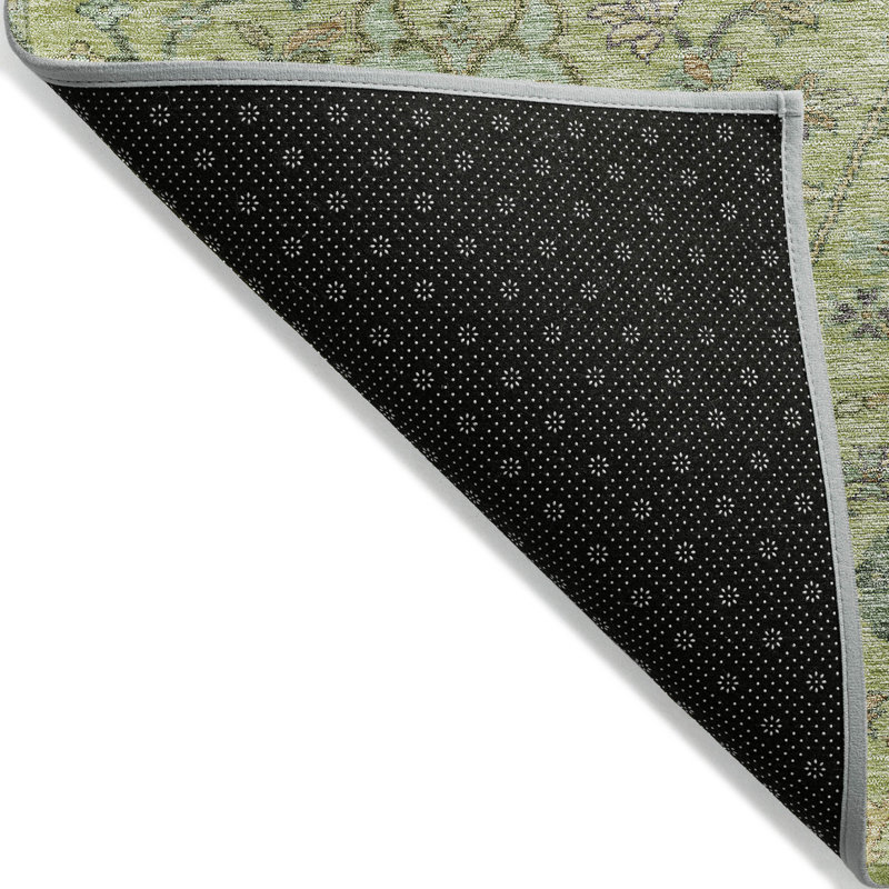 Tapis menthe intérieur / extérieur lavable à la machine Chayden ACN1087, Rectangle 1'8" x 2'6"