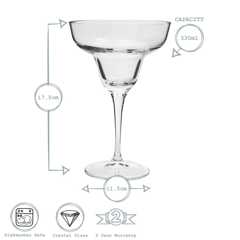 Ypsilon Margarita Glasses - 330ml, 24
