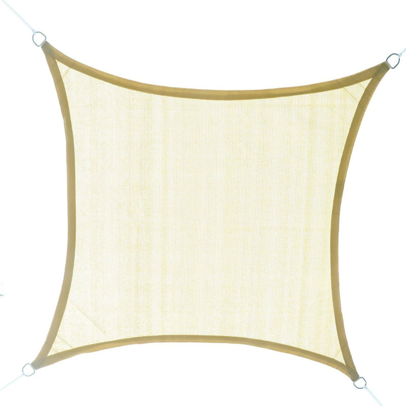 Toile d'ombrage carrée 12'