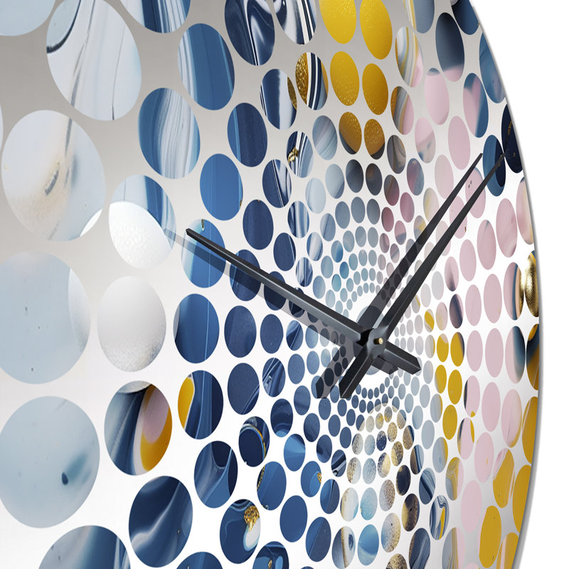 Lurana - Horloge murale abstraite en marbre, Très grand