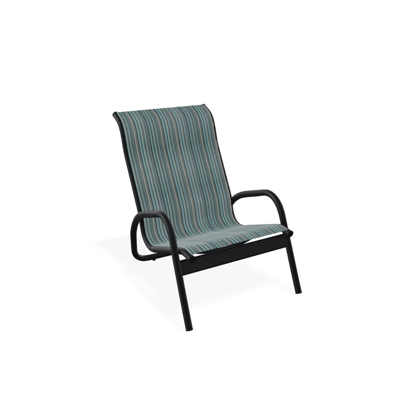 Beach Chair, Textured Black, Vinyard