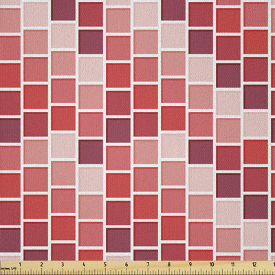 Daffy Tile Cube Lines Shapes Periodic Fabric