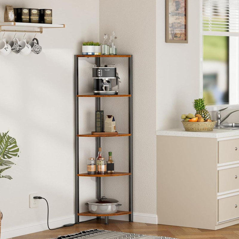 Moneeka 11.8 " W Steel Shelving Unit