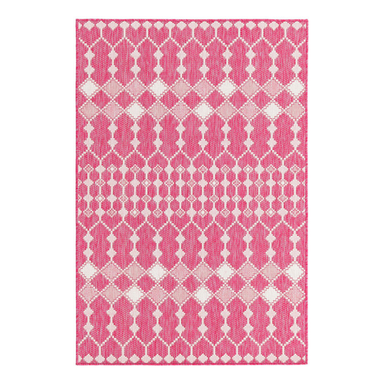 Magenta Traliccio Indoor/Outdoor Trellis Rug