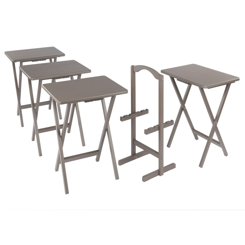 Ensemble de 5 tables à collation Alex, Gris
