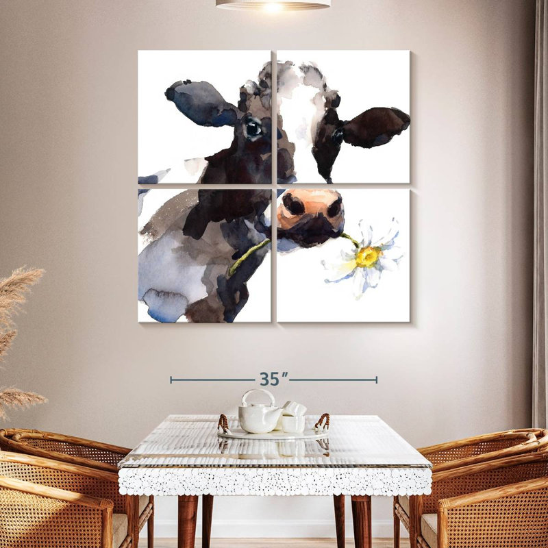 Brampt Daisy Cow, 45" H x 45" W