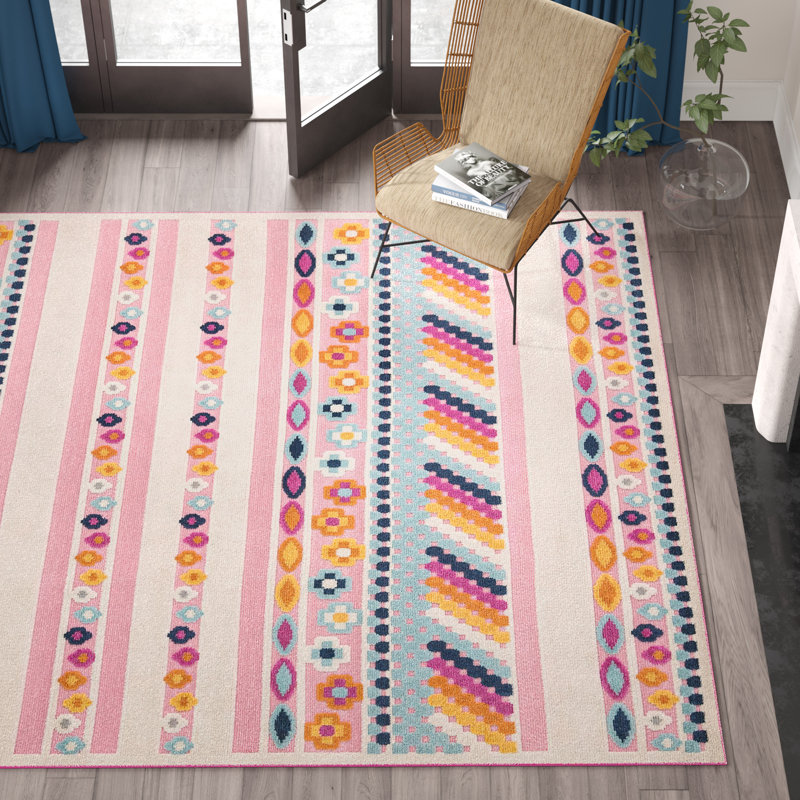 Langley Street Grenz Striped Indoor/Outdoor Rug & Reviews | Wayfair
