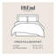 Ensemble de courtepointe rustique en coton couleur unie-90066917-90066922