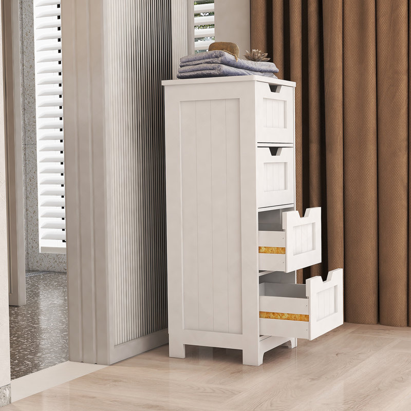 Armoire de rangement moderne peinte aux rayons UV avec tiroirs spacieux, durable et assemblée sans effort pour une organisation optimale