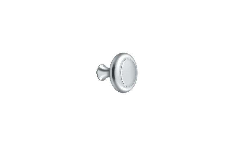 Mushroom Knob, Polished Chrome