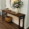 Gracie Oaks Jamie 67'' Solid Wood Console Table & Reviews | Wayfair