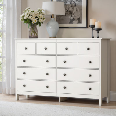Commode double 10 tiroirs pour chambre à coucher et salon Demirali