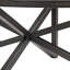 Table basse ovale avec plateau en verre-2070750977