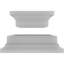 Ensemble de colonne carrée classique en PVC lisse lisse et standard Craftsman-36092394-118197423