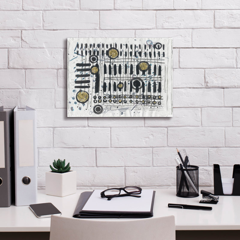 "Epic Graffiti" Notes & Keys "par Lori Arbel, art mural sur toile, 16 po x 12 po, H 12 po x l 16 po