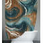 Evangelin Abstract Shower Curtain-1178809956