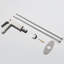 Robinet de salle de bain monocommande en nickel brossé, 33 po x 21 po x 7 po, avec construction en métal