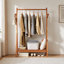 Solid Wood Freestanding 2 - Hook Coat Rack-51845421