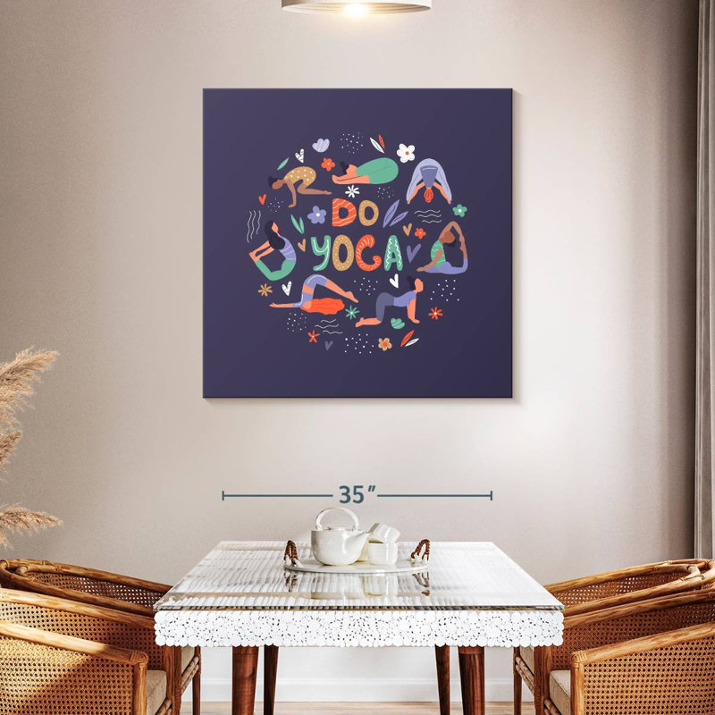 Senne Do Yoga, 39" H x 39" W