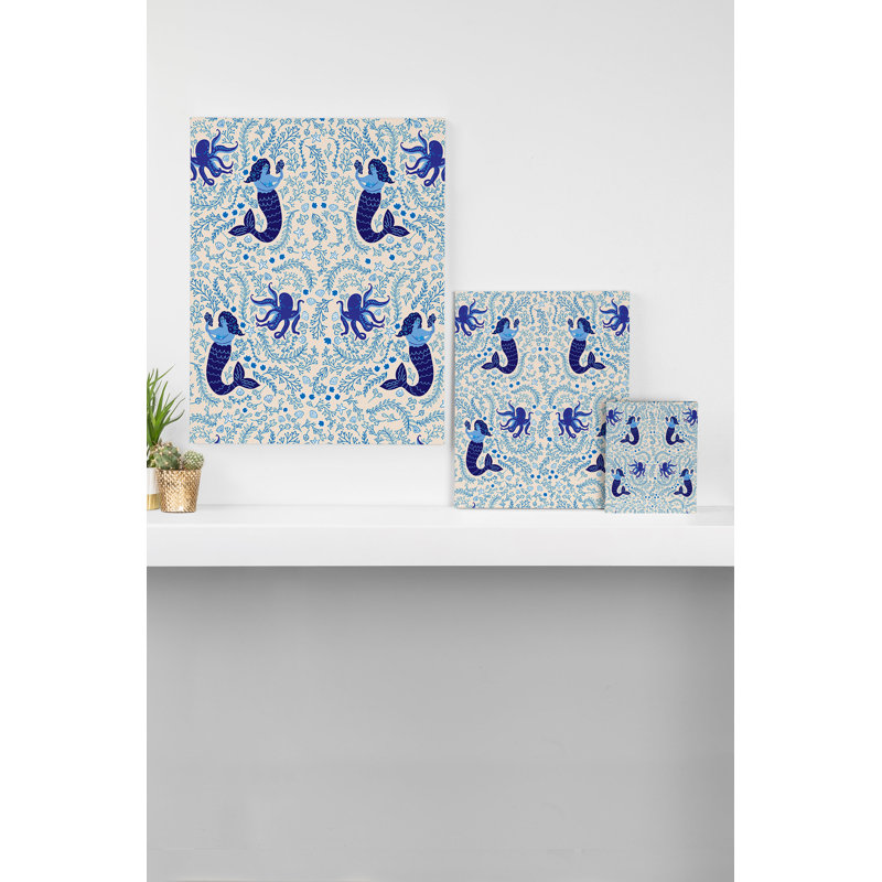 " Ocean Creatures " by Hello Sayang, 30" H x 24" W x 2" D