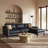 Sorrento Full-Grain Genuine Italian Leather Sectional-1193975846-1097176763
